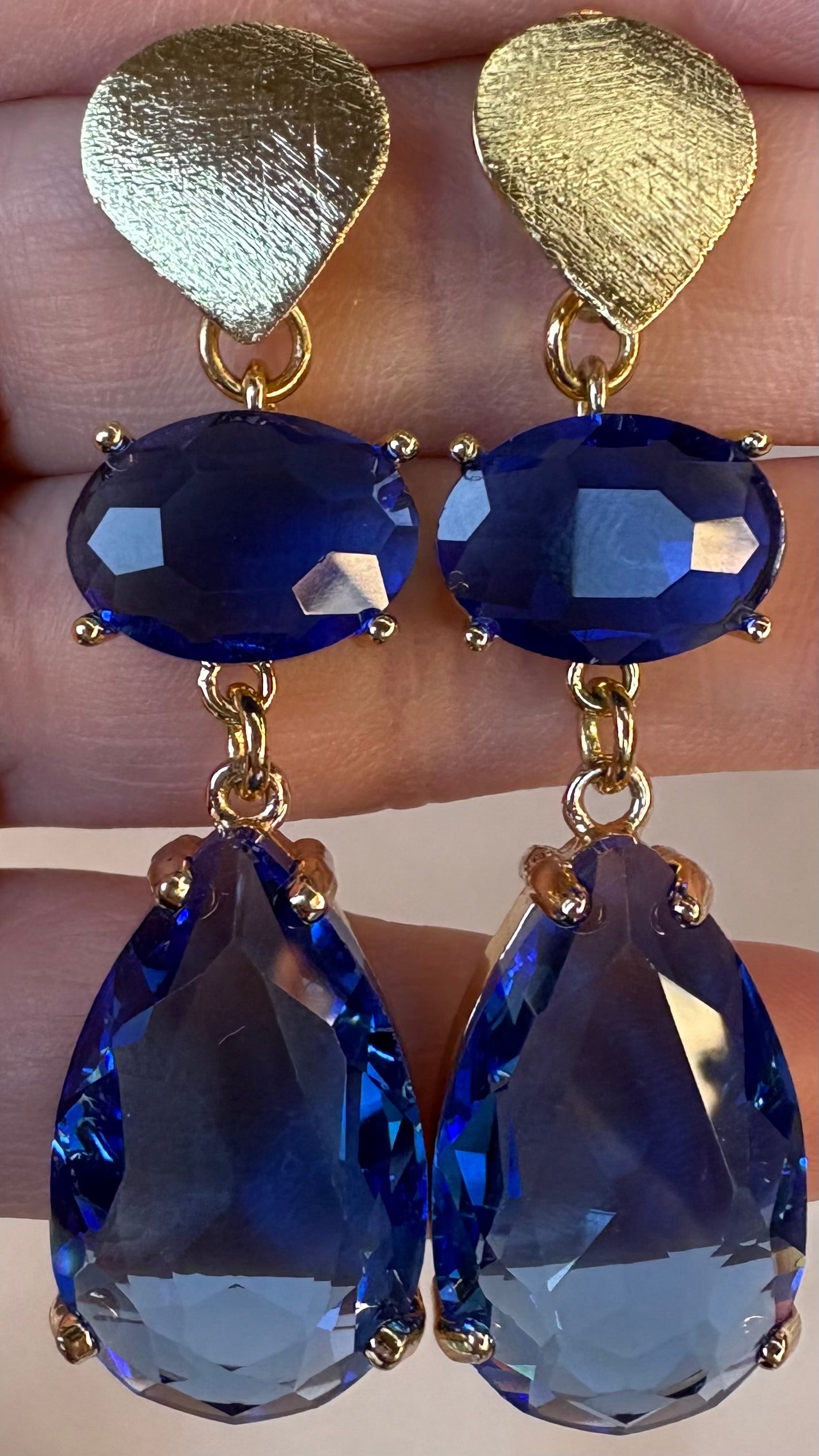 Aros Cristal Blue