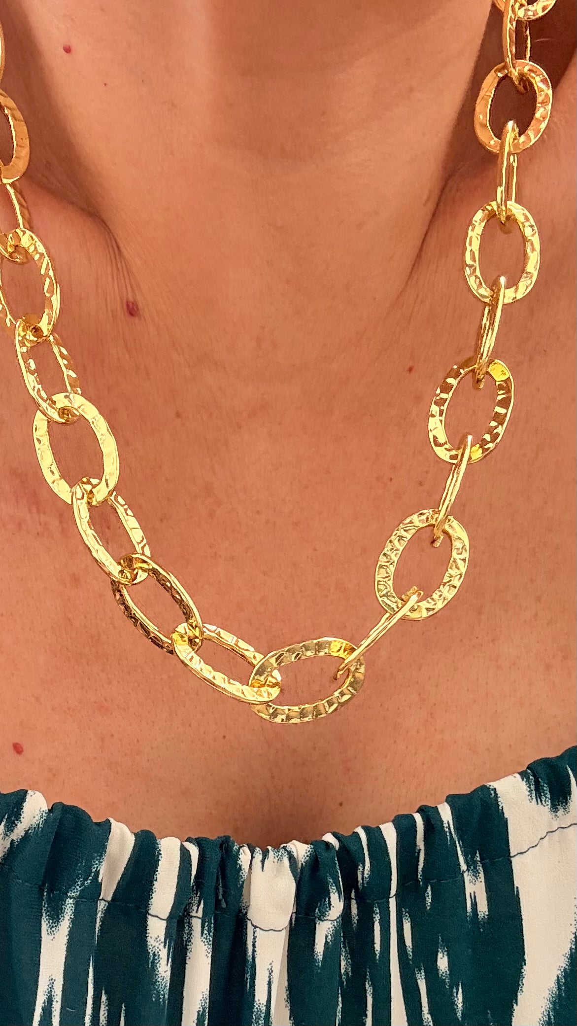 Collar Boho enchape oro