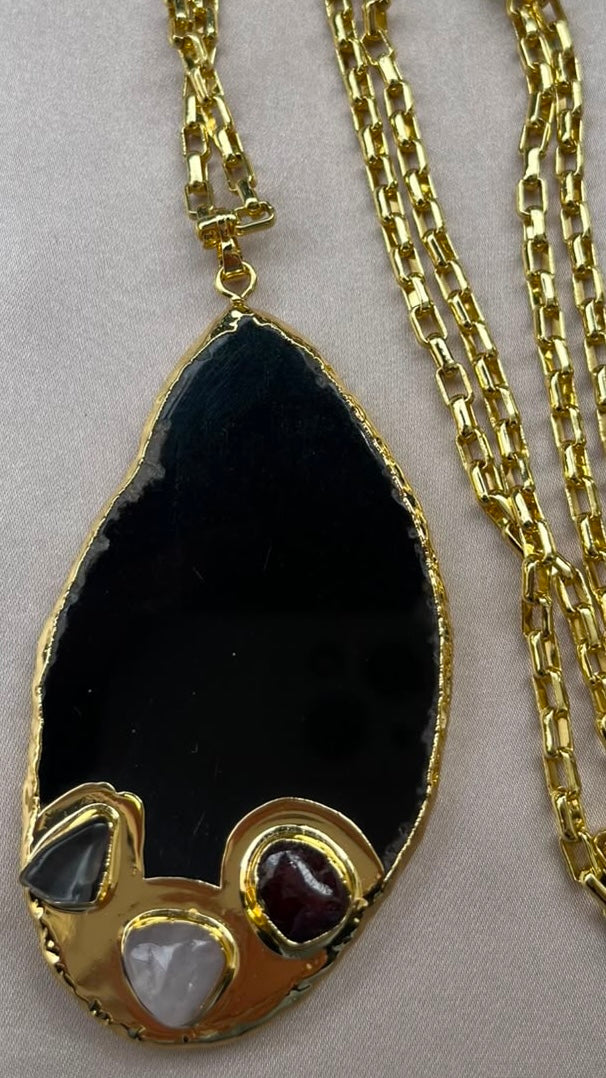 Collar Piedra Natural XL