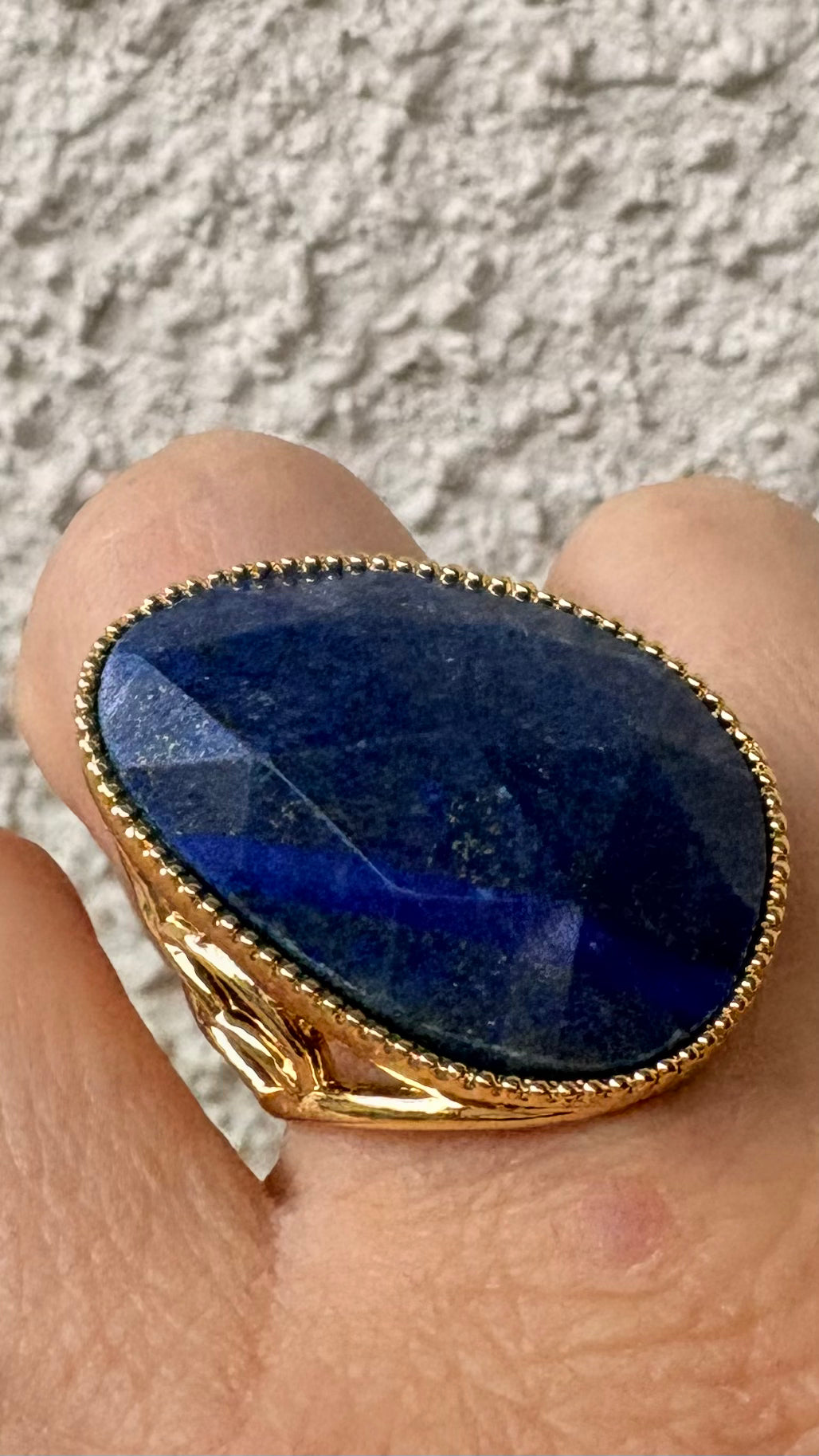Anillo Lápislazuli