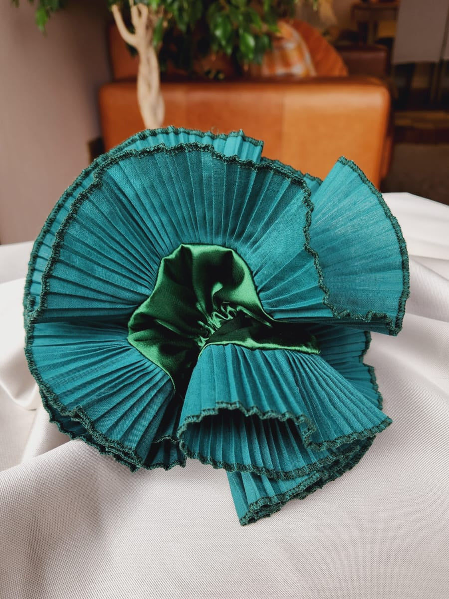 Scrunchies Satin Olivo