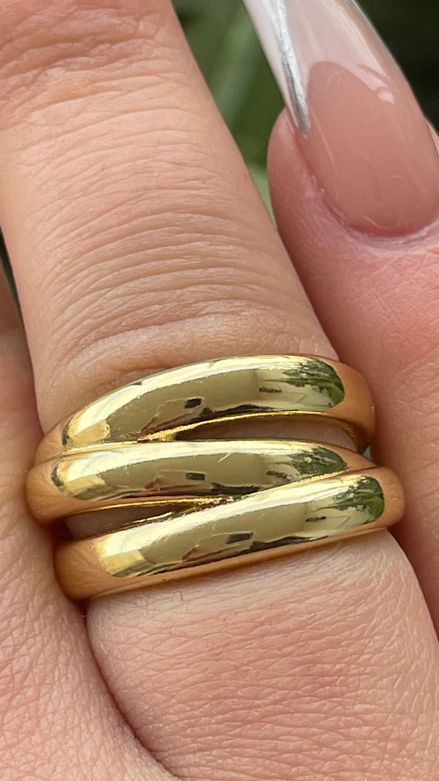 Anillo triple argolla