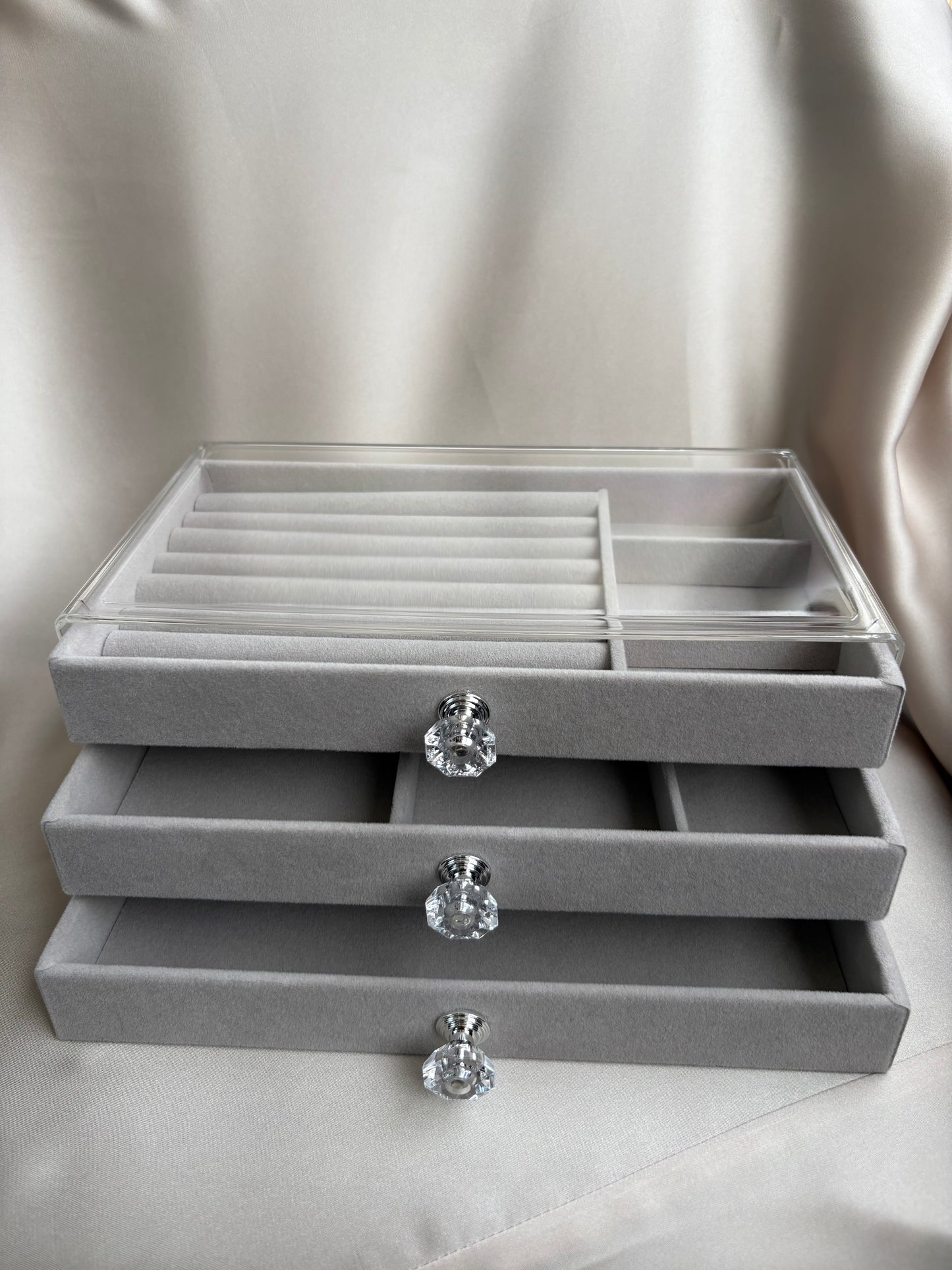 Organizador de tres niveles