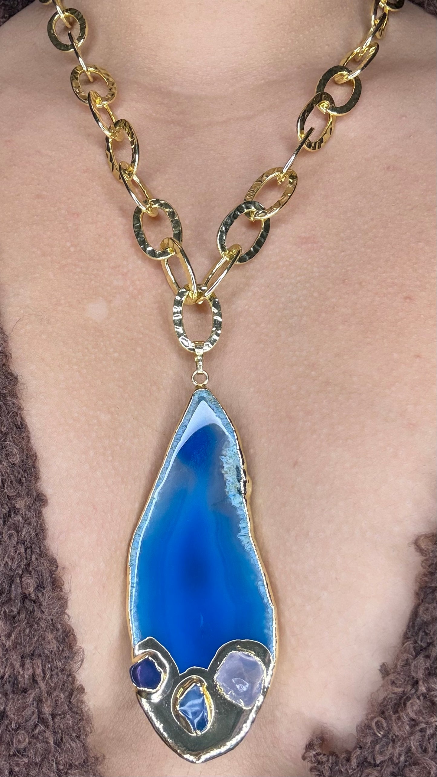 Collar Piedra Natural XL