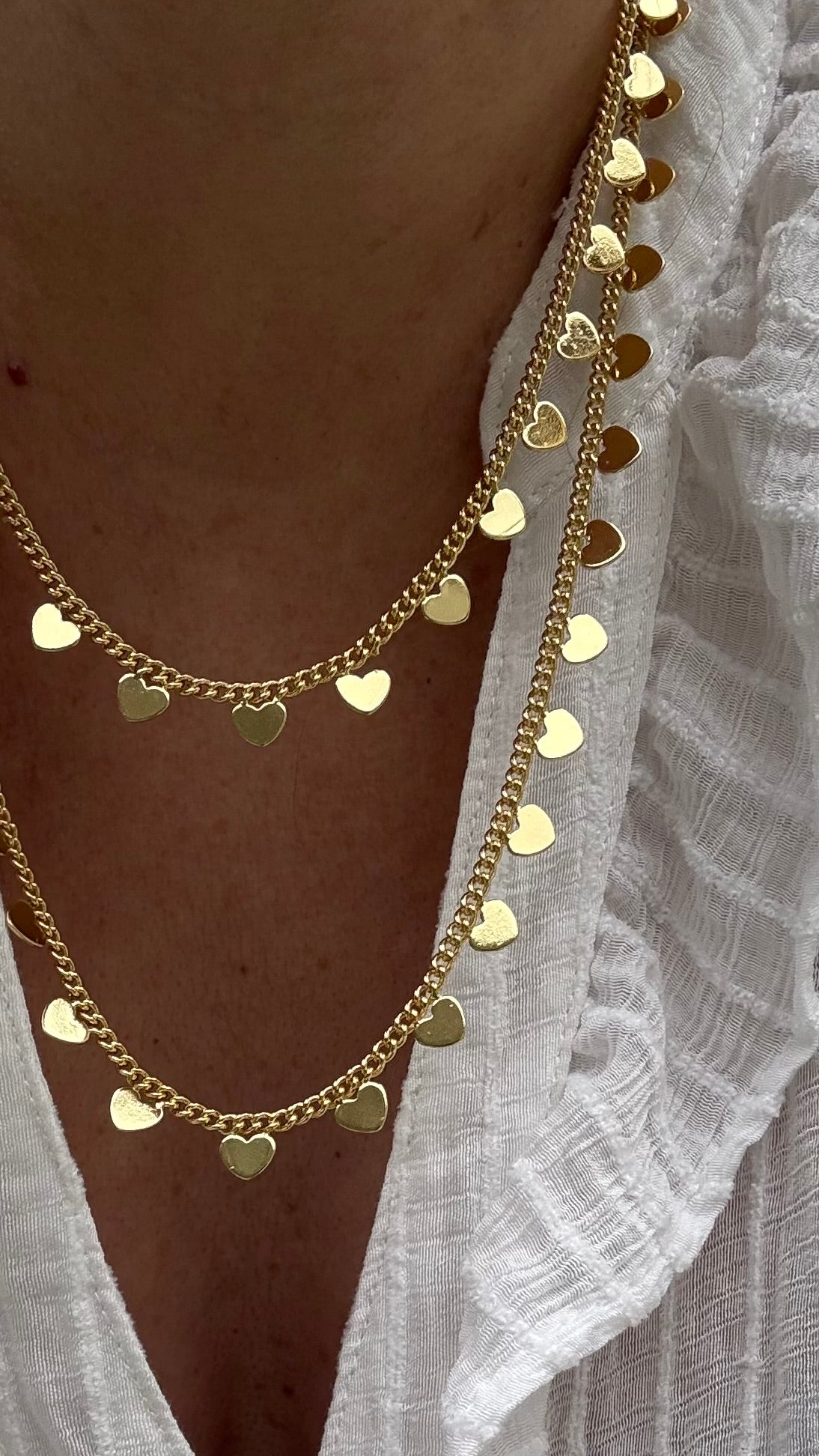 Collar 90 cms corazón