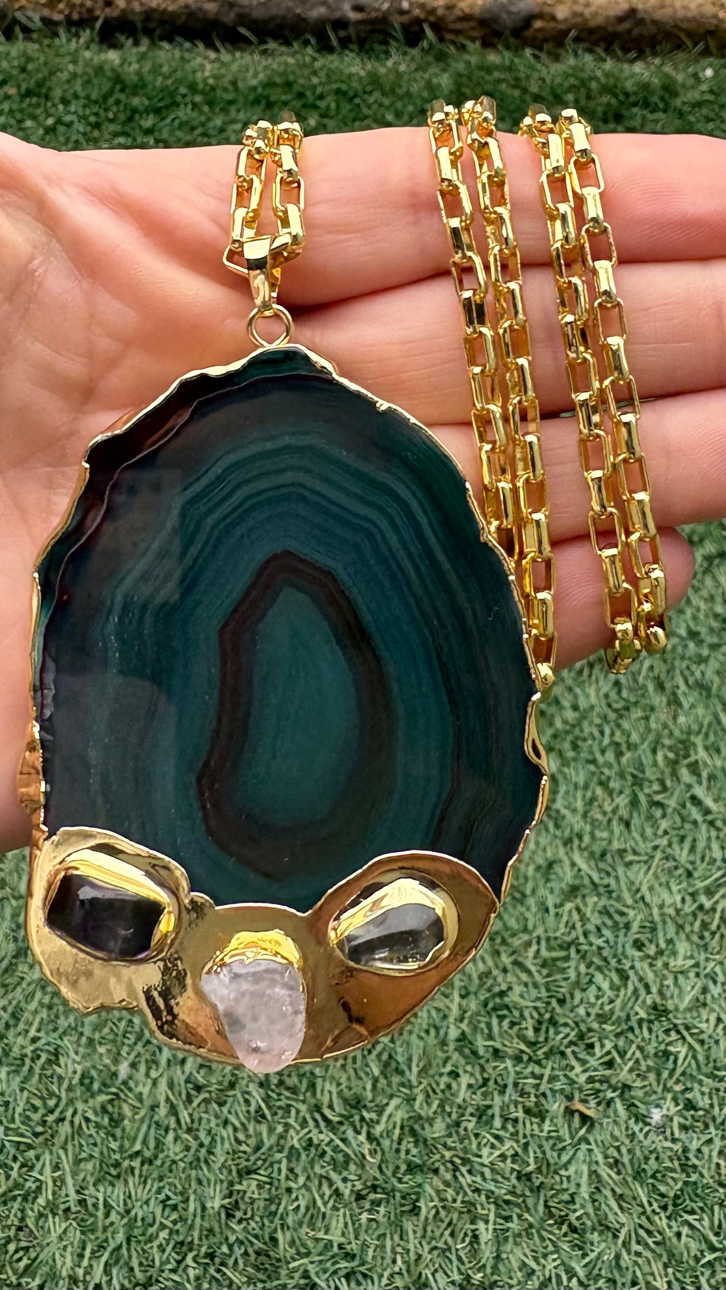 Collar Piedra Natural XL