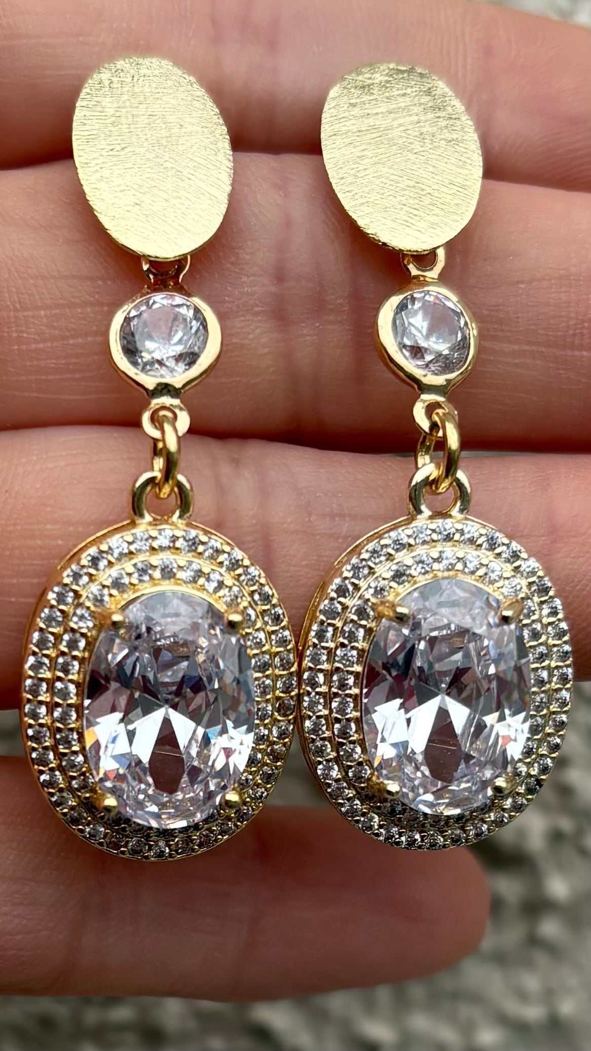 Aros Cristal y Microcircones white