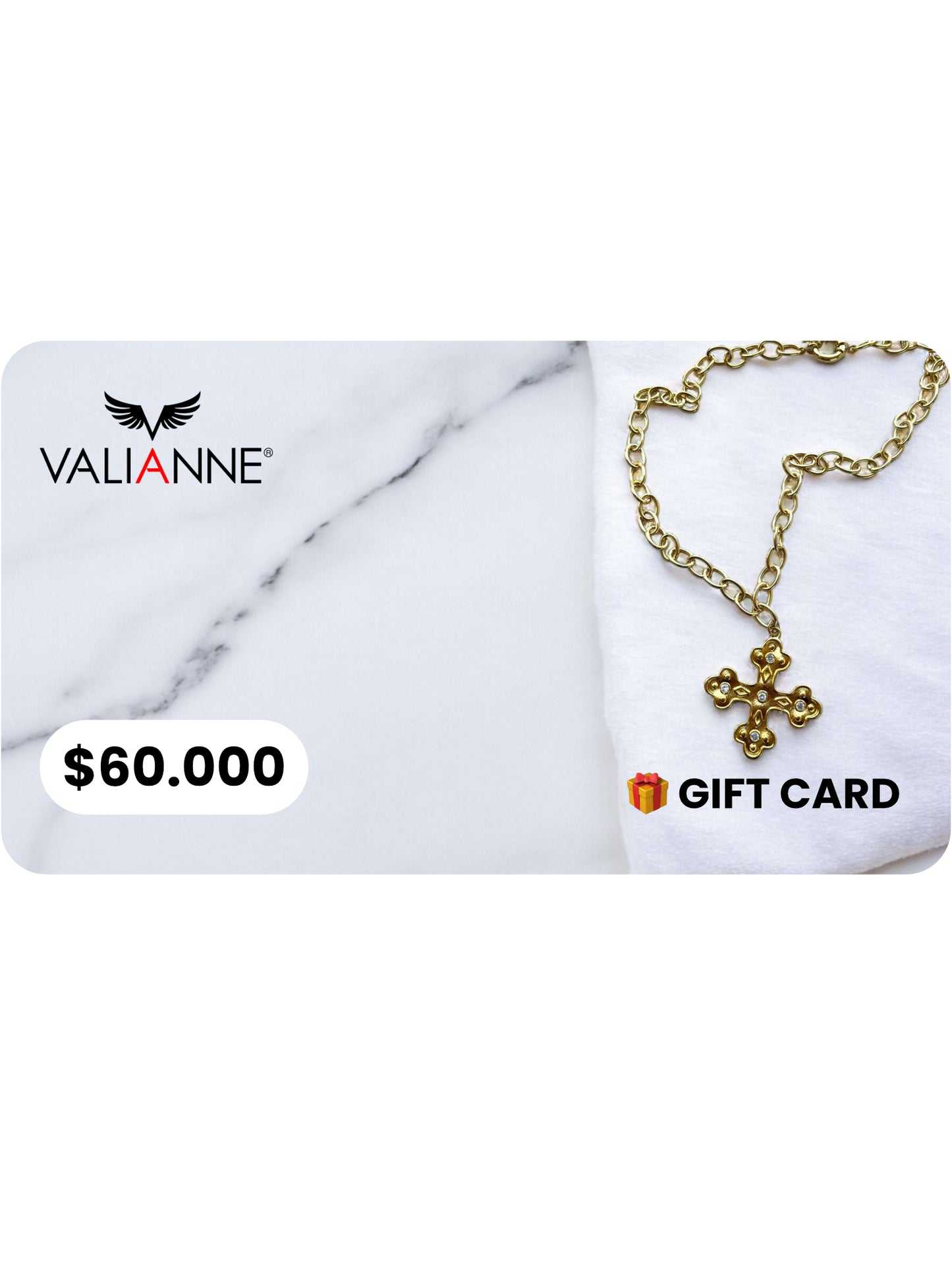 Gift Card Valianne Accesorios