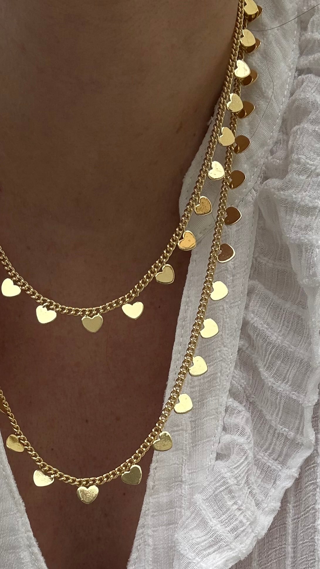 Collar 90 cms corazón