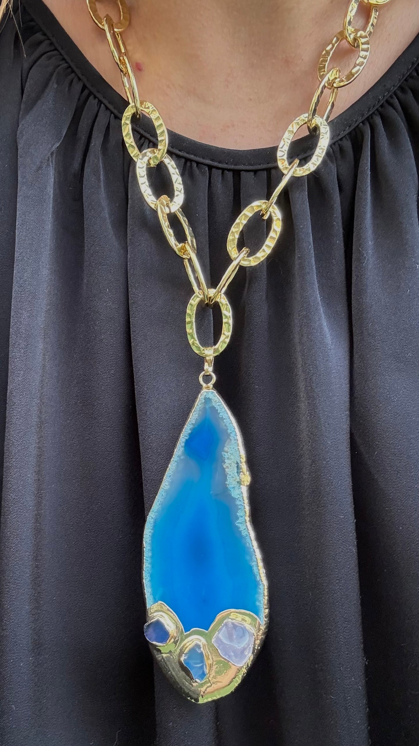 Collar Piedra Natural XL