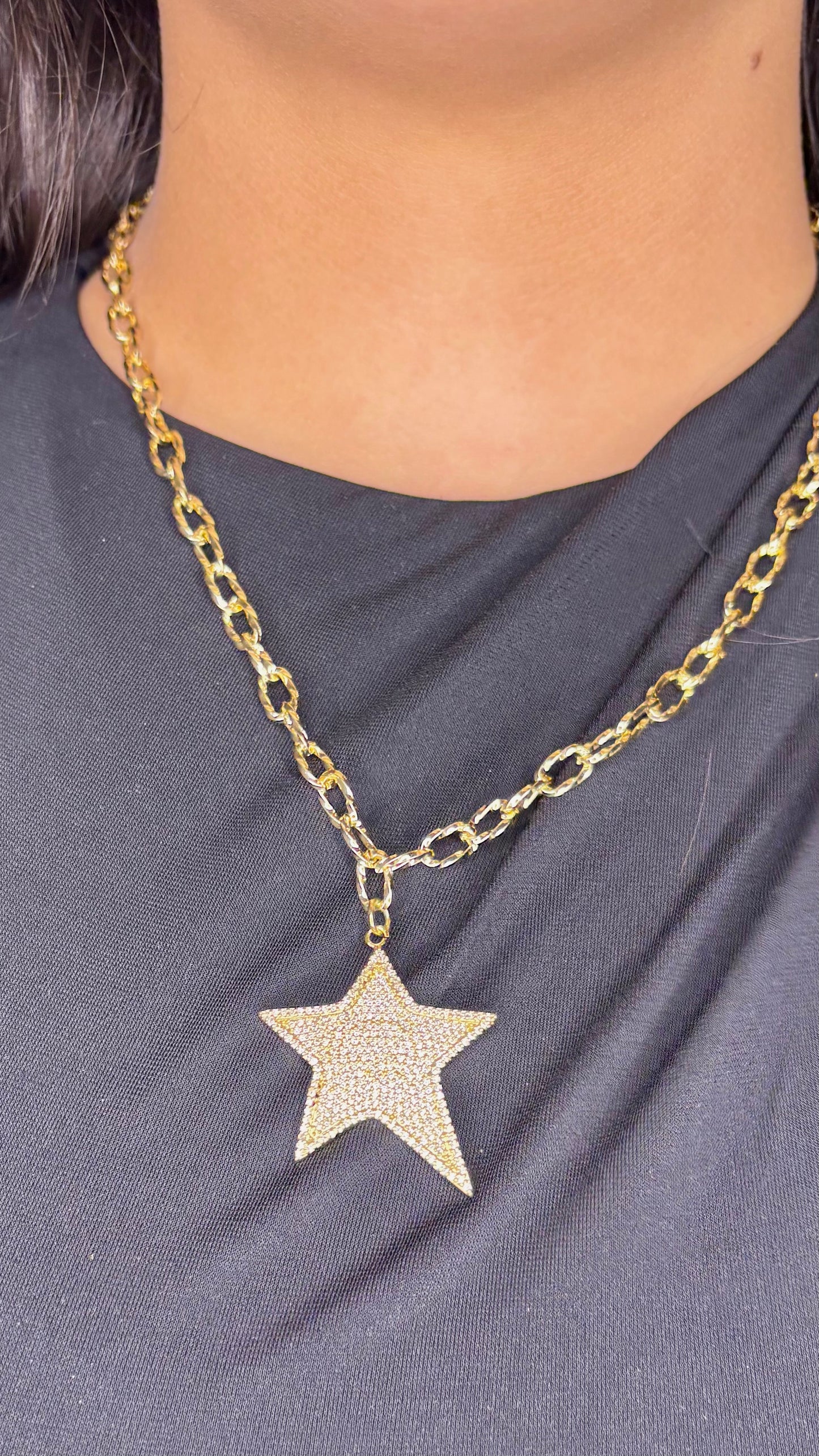 Collar Estrella Microcircones