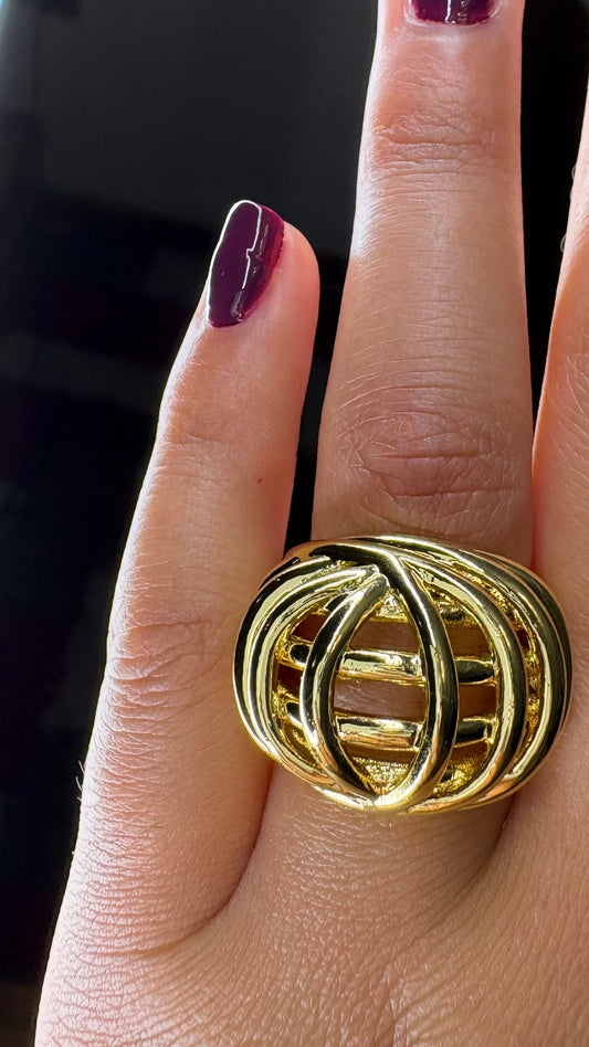 Anillo Enredadera Gold