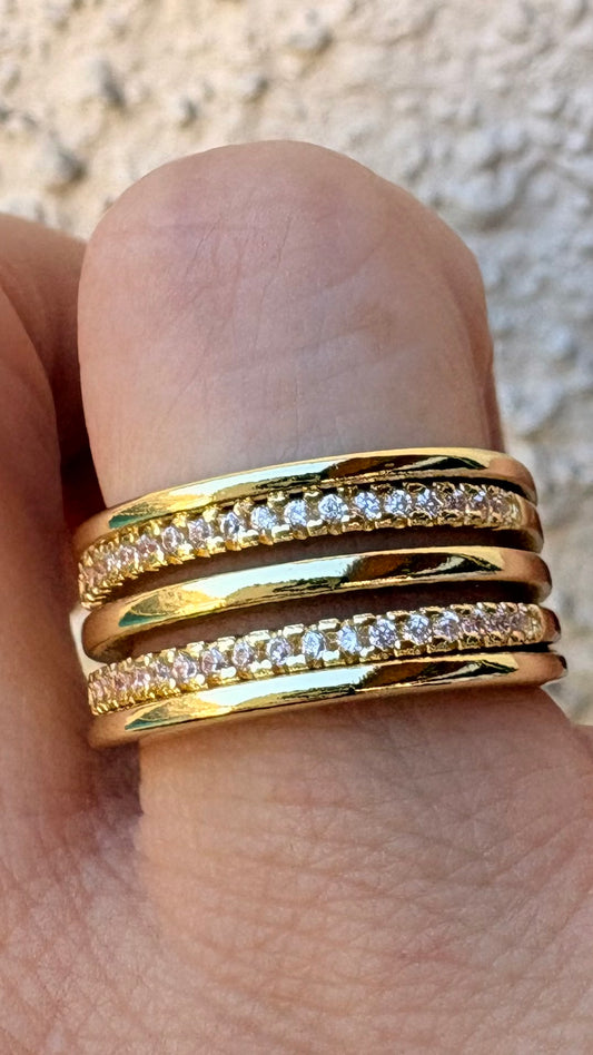 Anillo Tokyo gold