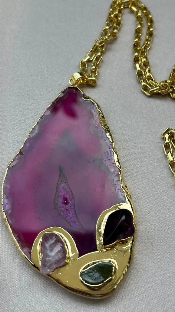 Collar Piedra Natural XL