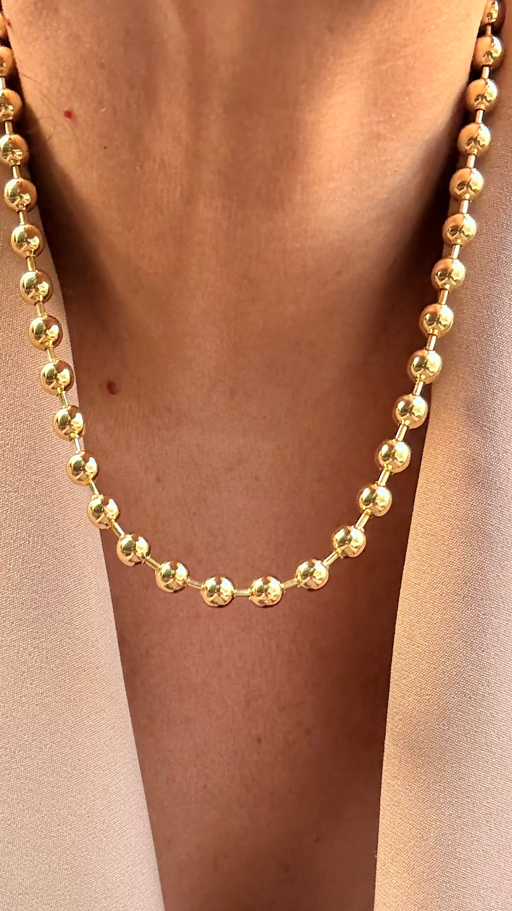 Collar Balín S Gold