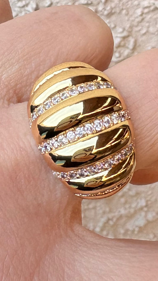 Anillo kors gold