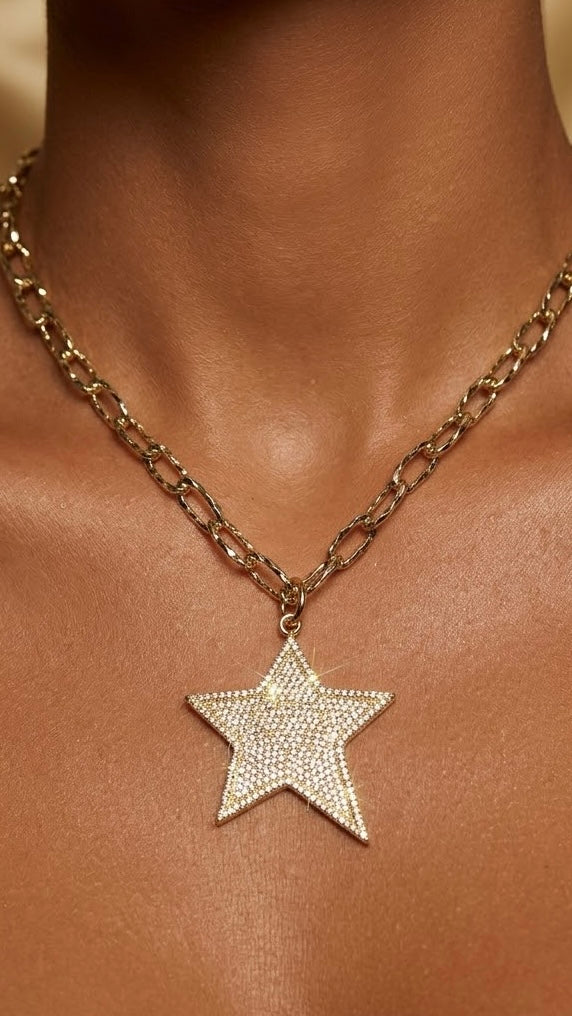 Collar Estrella Microcircones