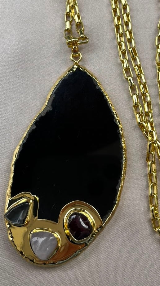 Collar Piedra Natural XL