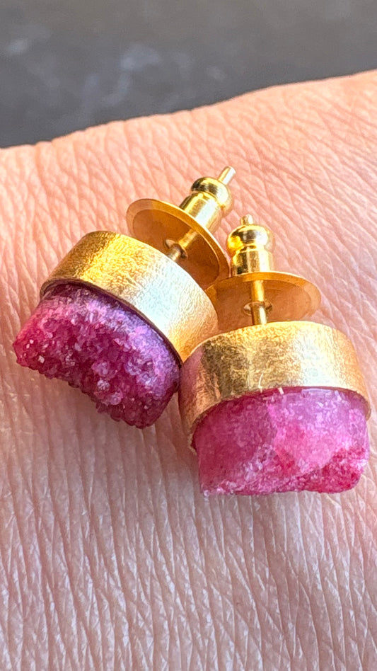 Aros Druza enchape en oro