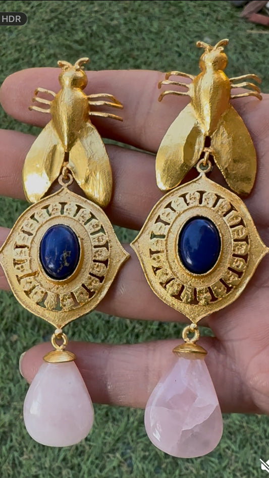 Aros Bichitos blue colección ziba