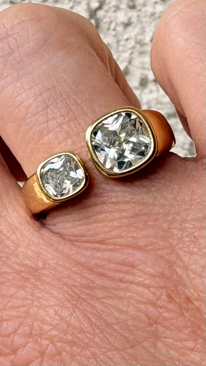 Anillo Kazu White gold