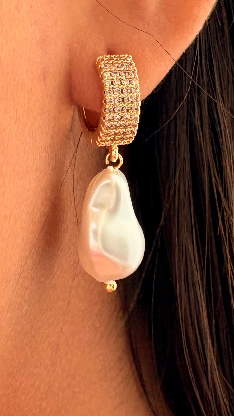Aros Perla y microcircones gold