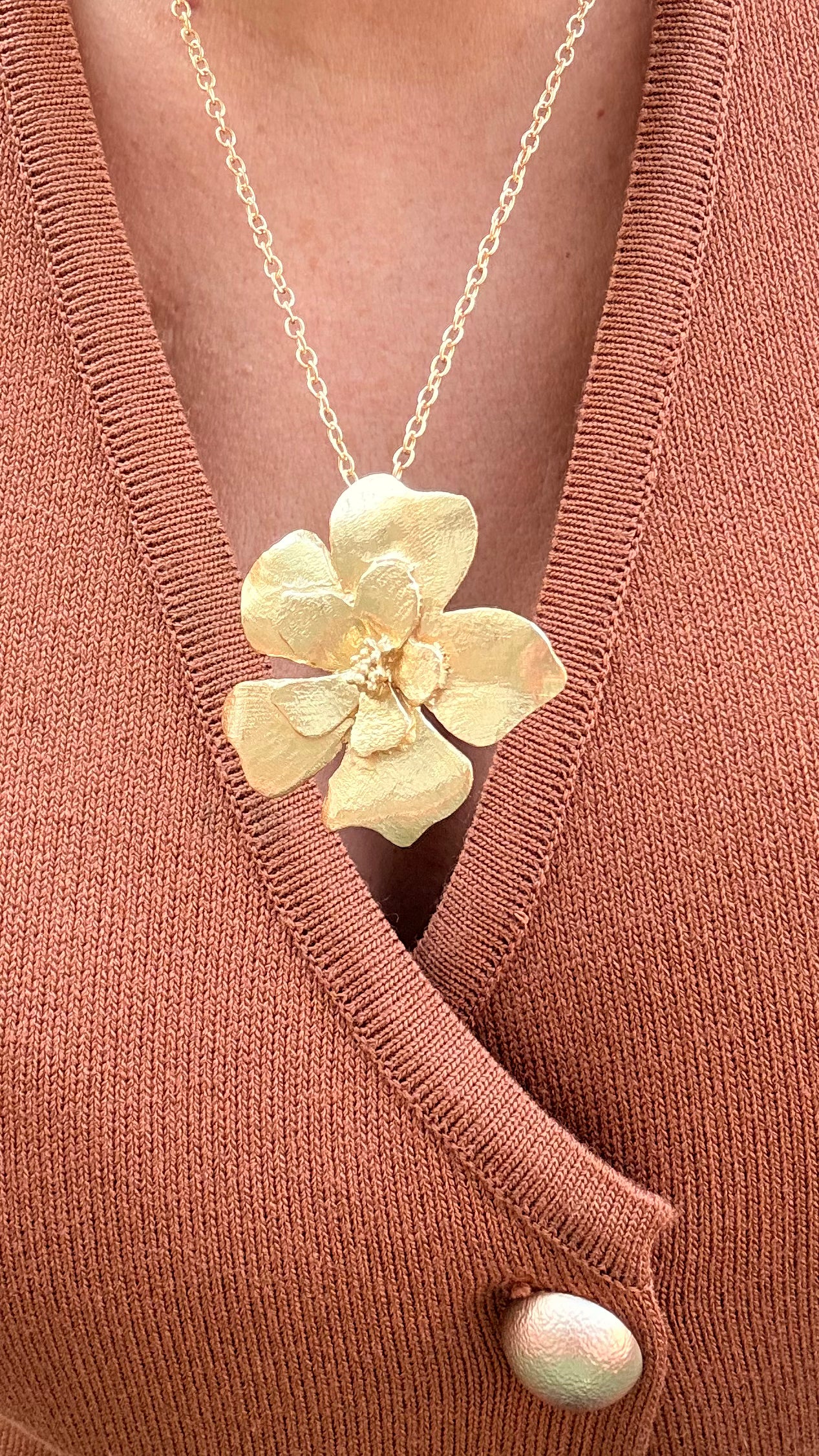Collar Flor de la India