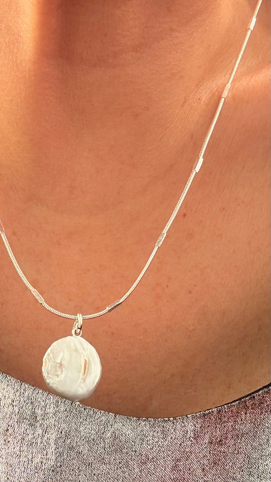 Collar Perla Lippa Plata