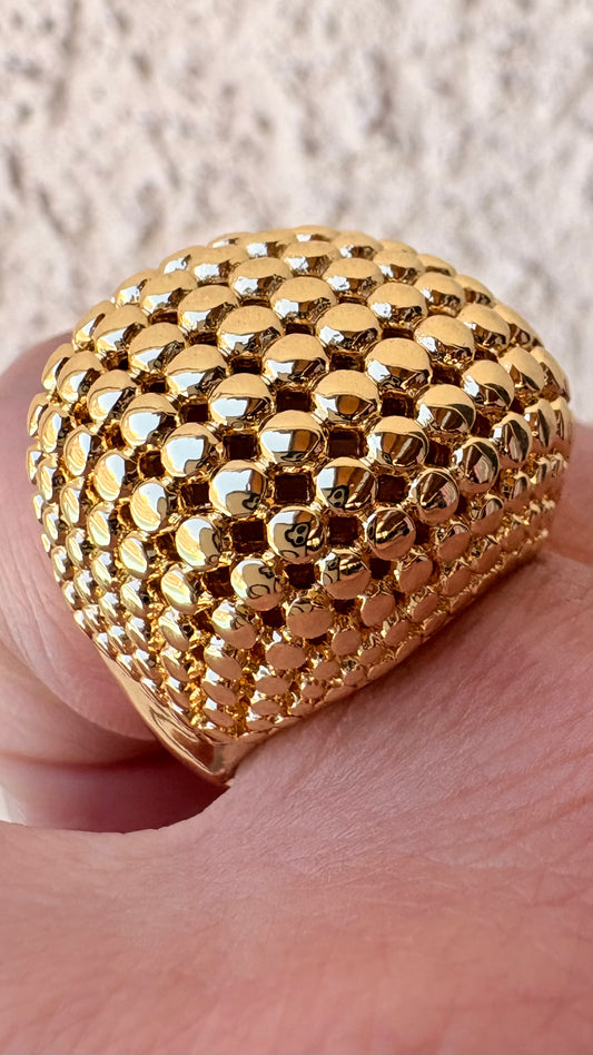 Anillo Sucre enchape en oro