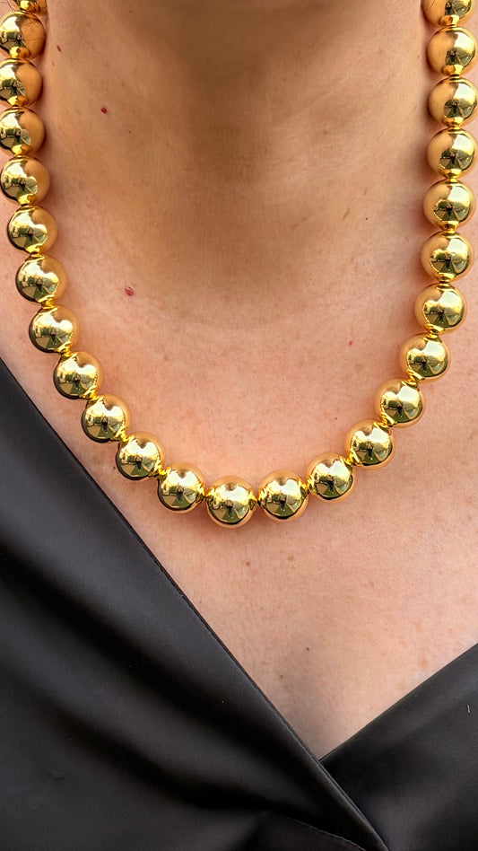 Collar Balin dezlizante terminado ptos de luz