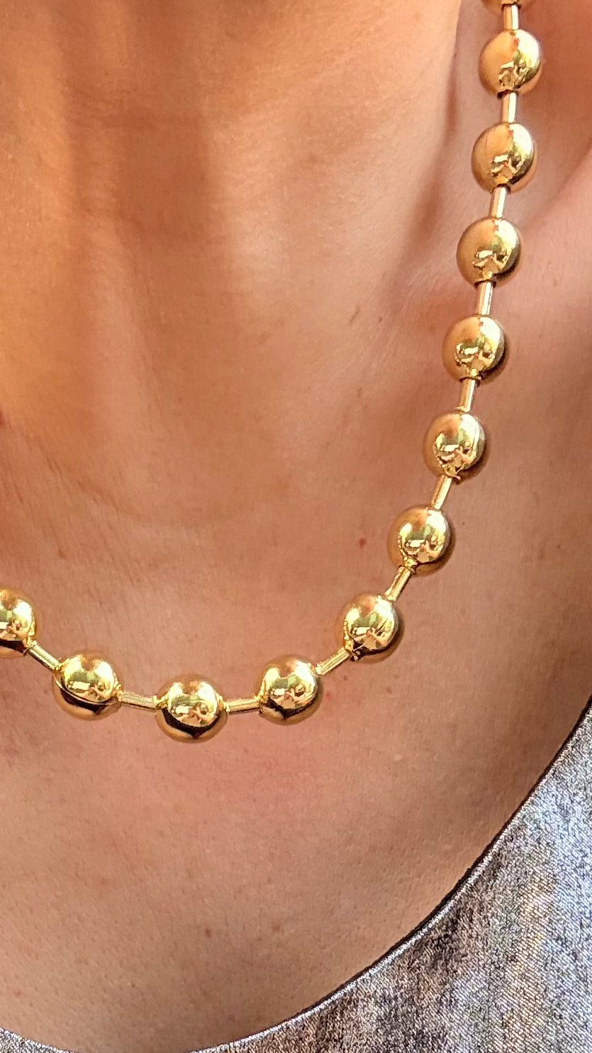 Collar Balín Ely gold