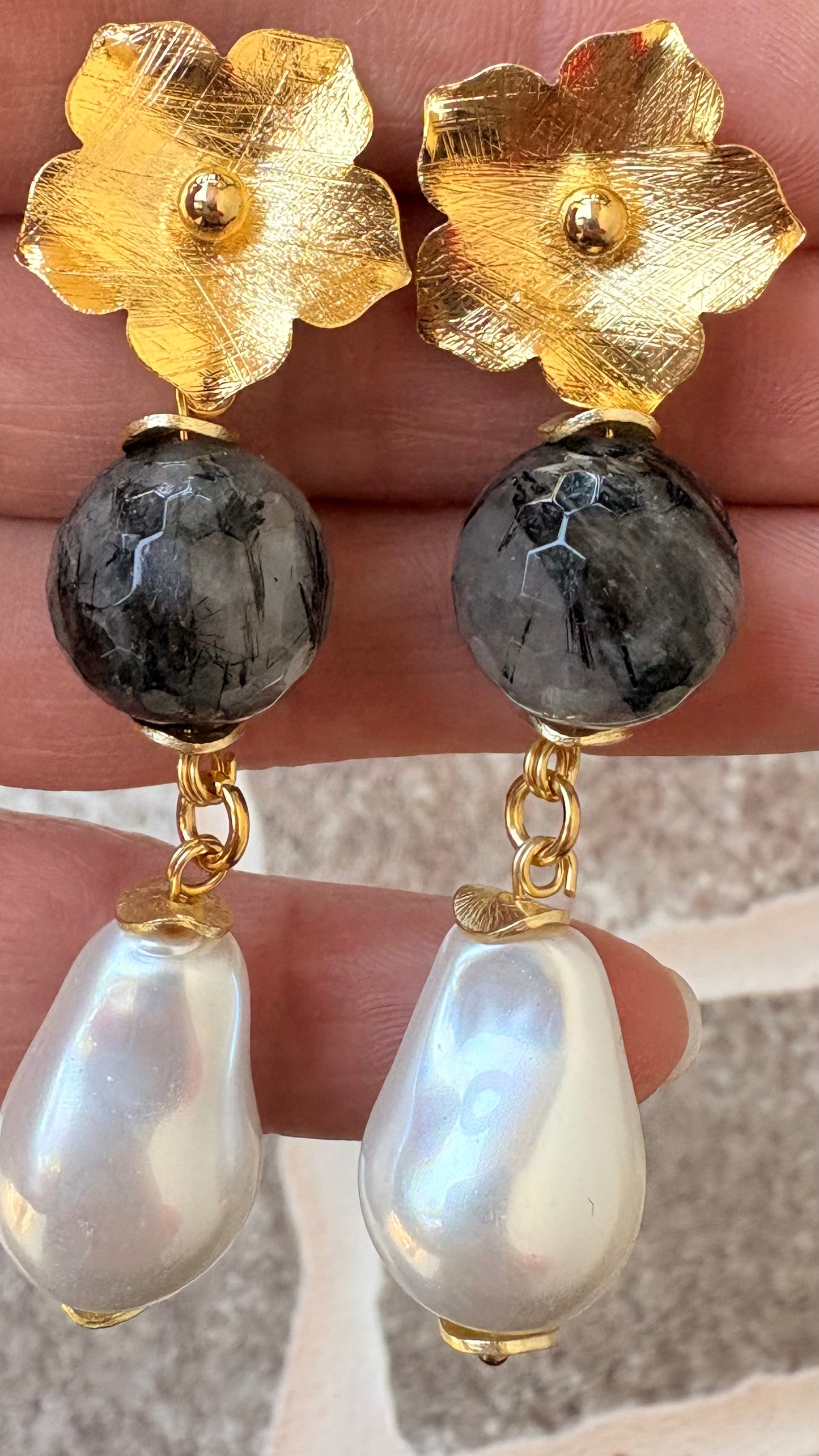 Aros Perla Barroca Premium