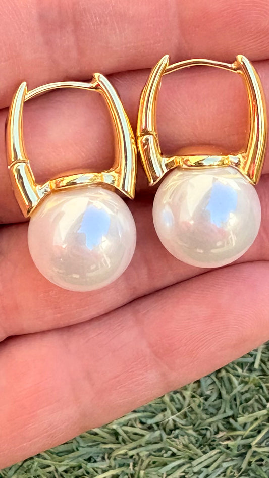 Aros Carlota perlados