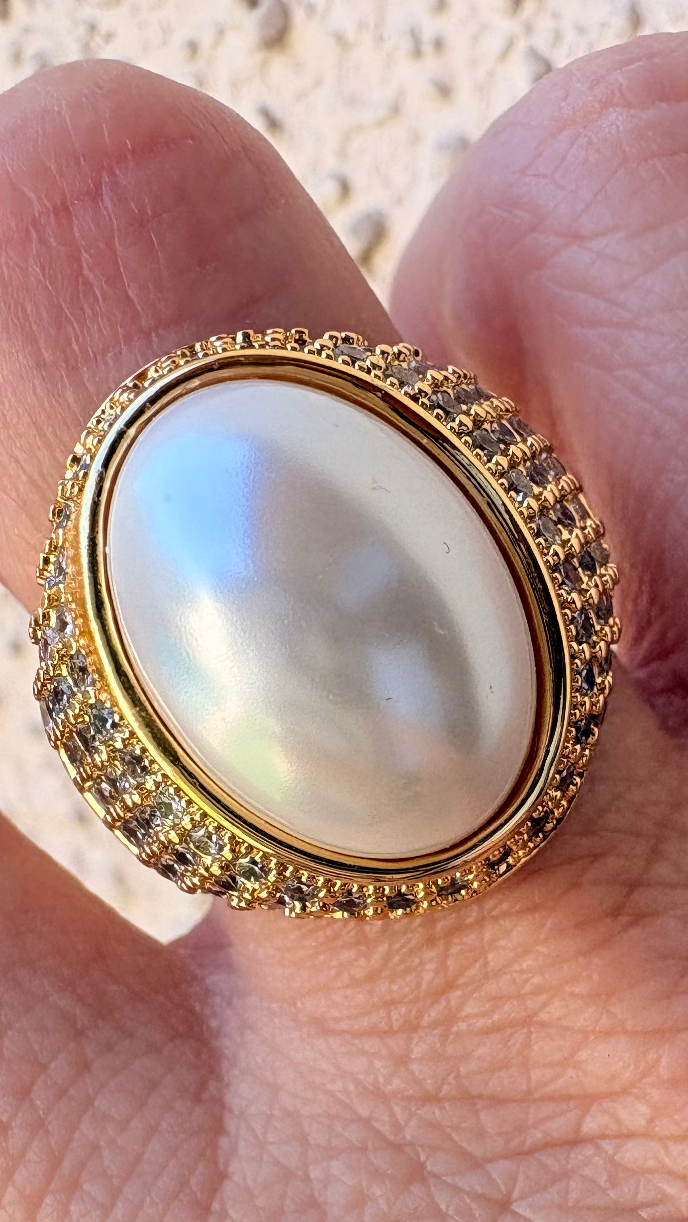 Anillo Pearl gold