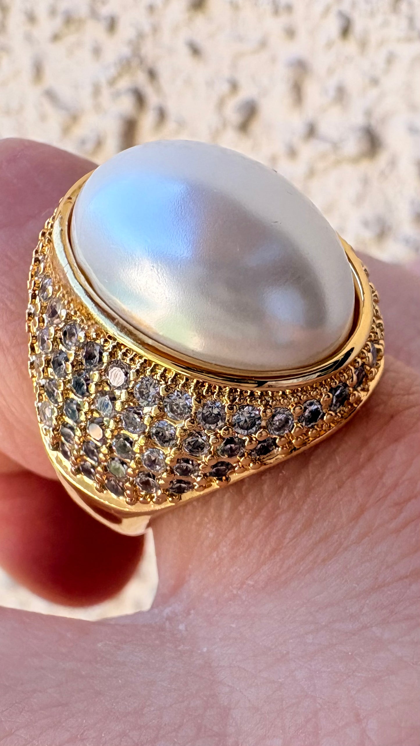 Anillo Pearl gold