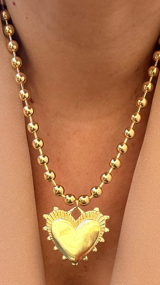 Collar Corazón balin