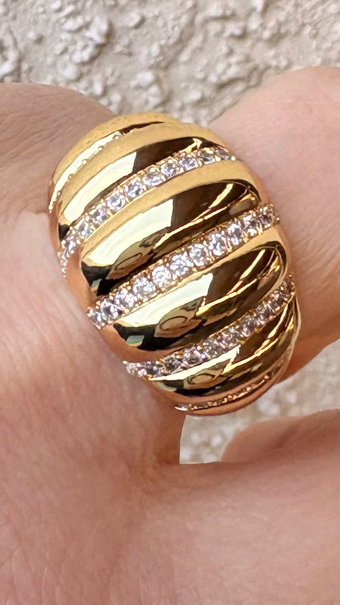 Anillo kors gold