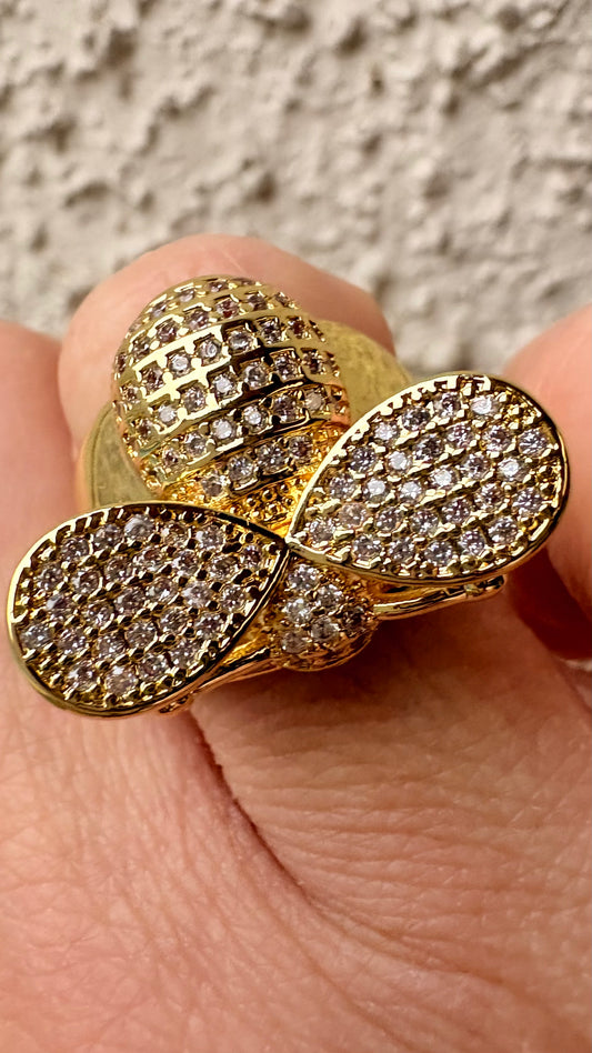 Anillo Abeja microcircones