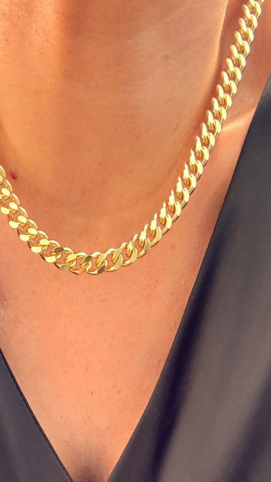 Collar Diva enchape en oro