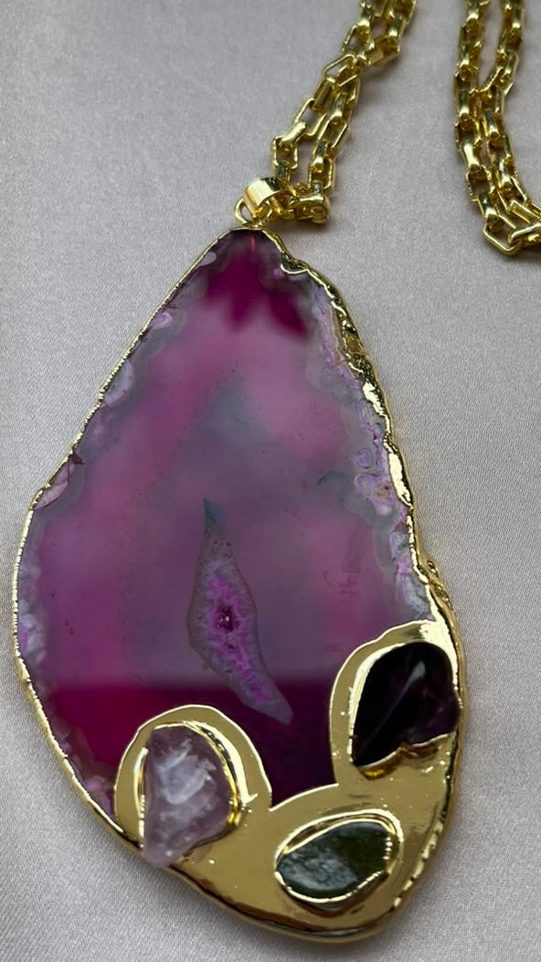 Collar Piedra Natural XL