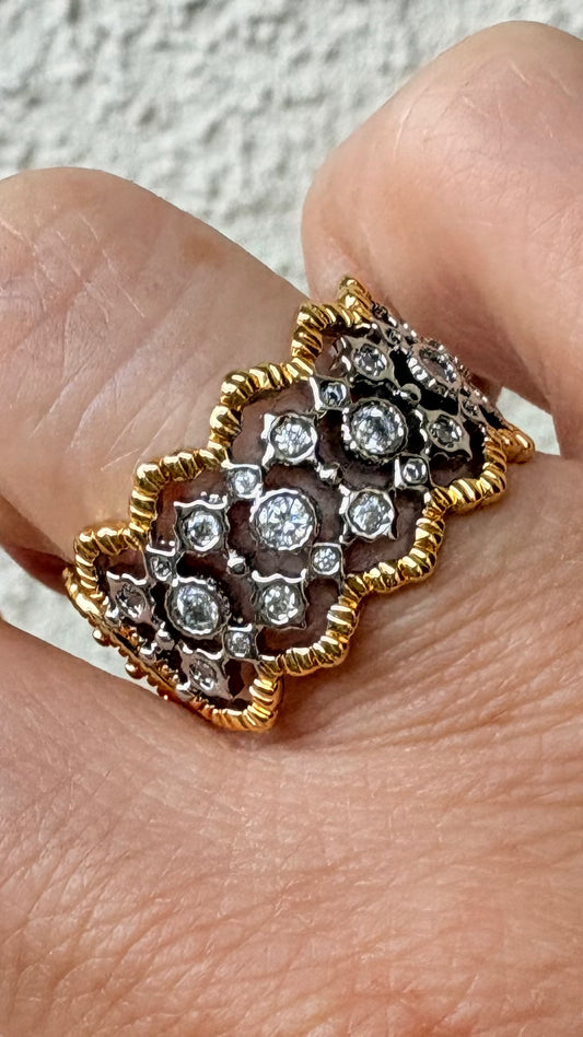 Anillo silver and gold