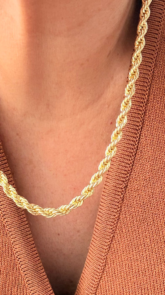 Collar Acordonado Lucia Colección Aura áurea