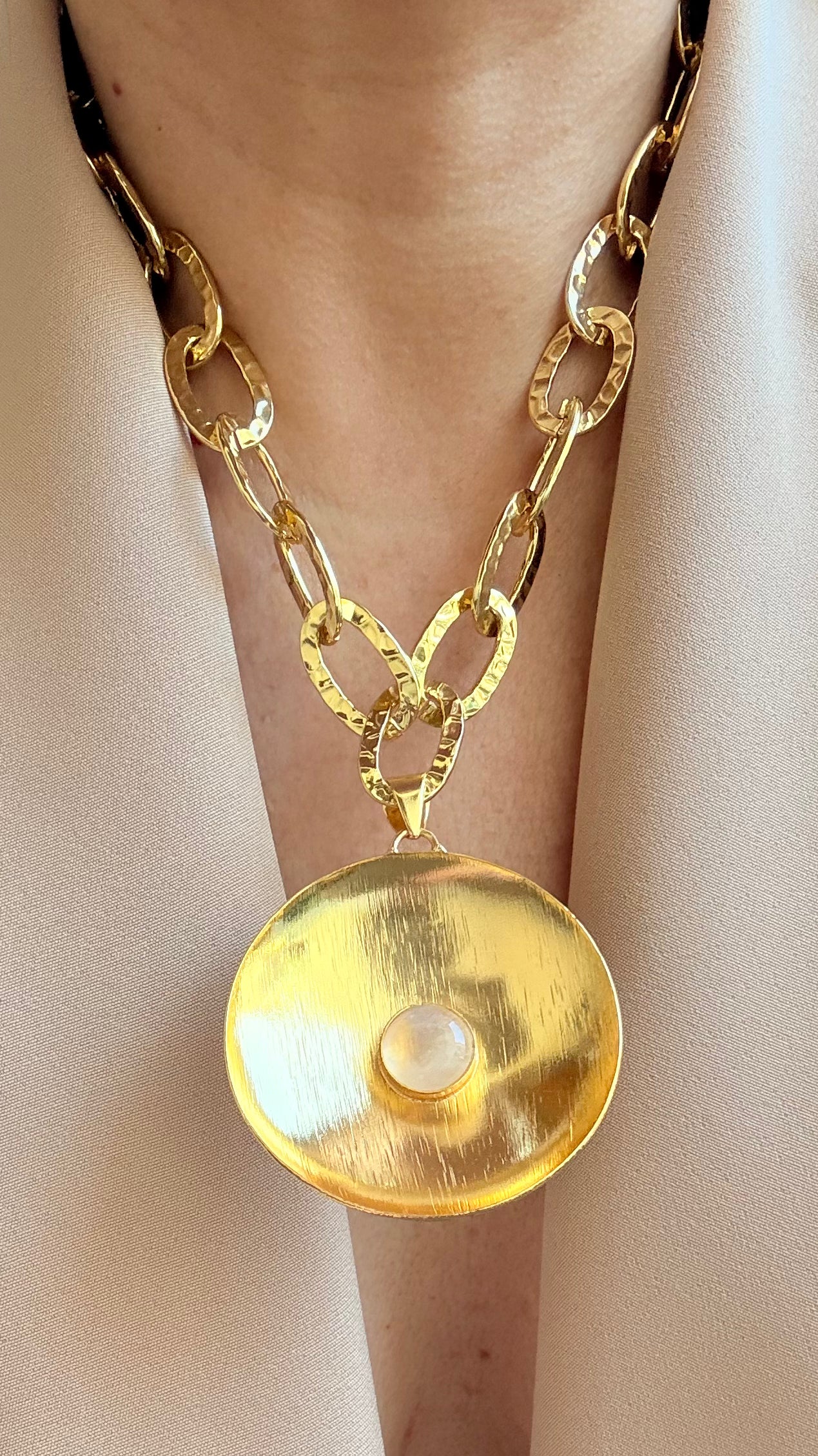 Collar Marcia plato ovalado