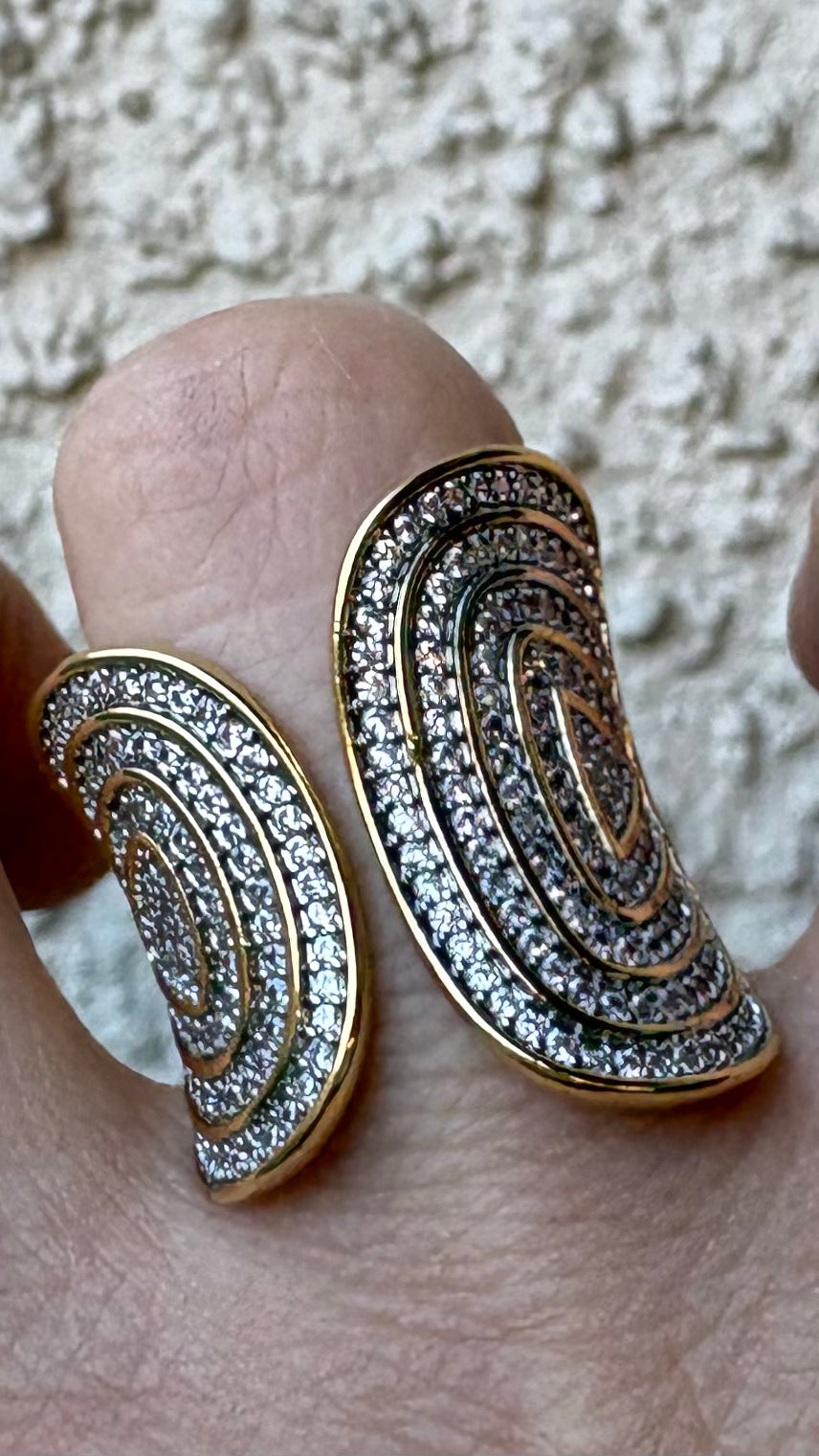 Anillo Desiree gold and silver