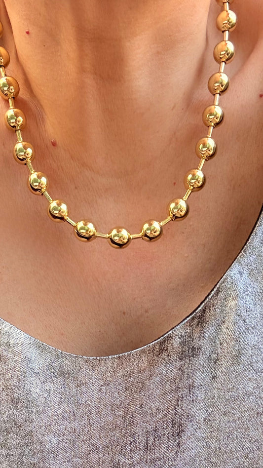 Collar Balín Ely gold
