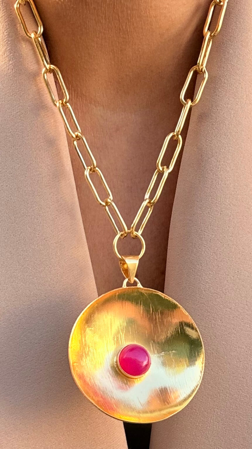 Collar Red plato ovalado