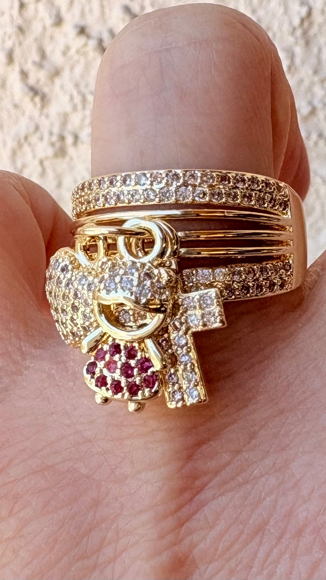 Anillo Niñita microcircones