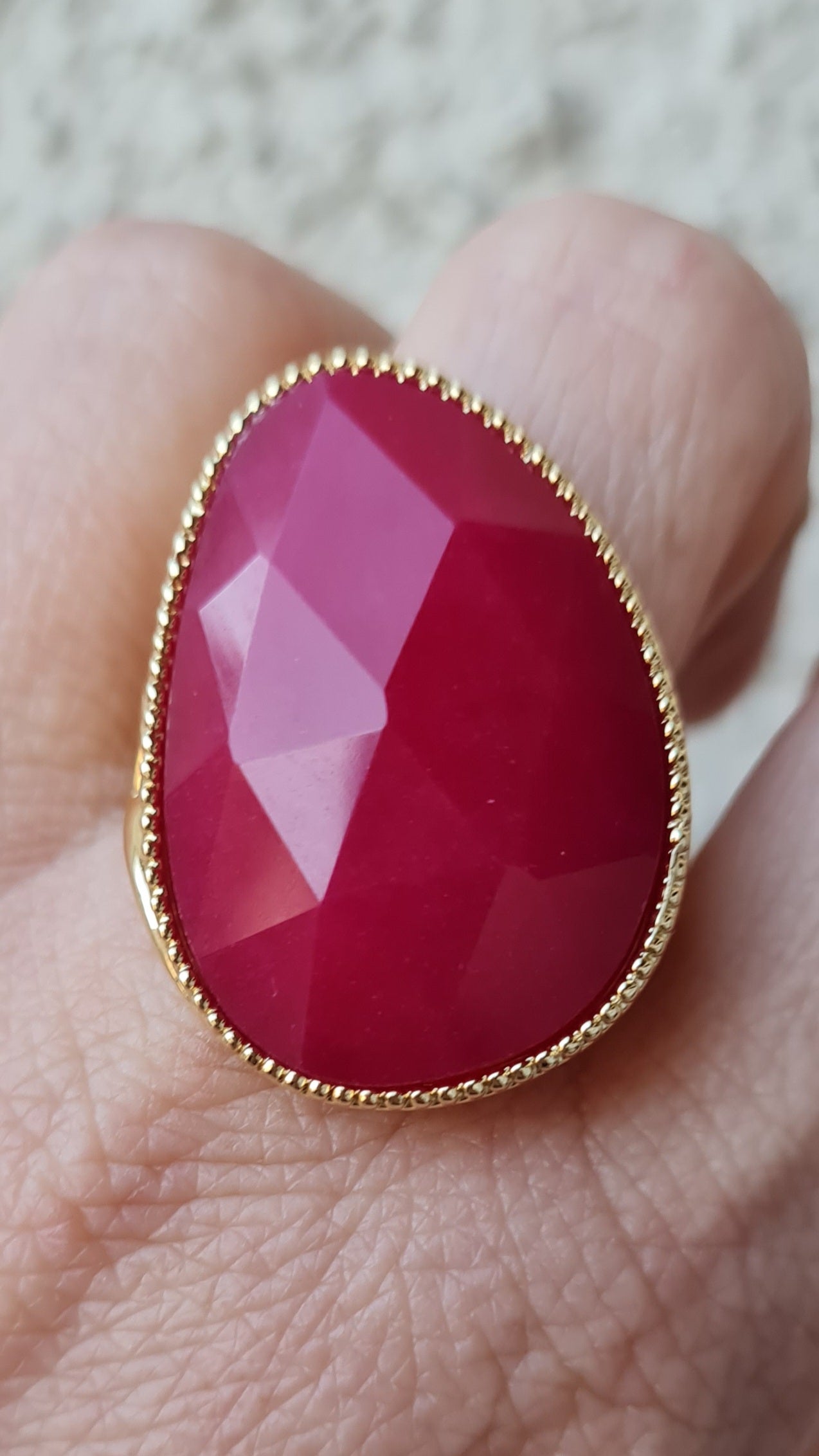 Anillo cuarzo ajustable