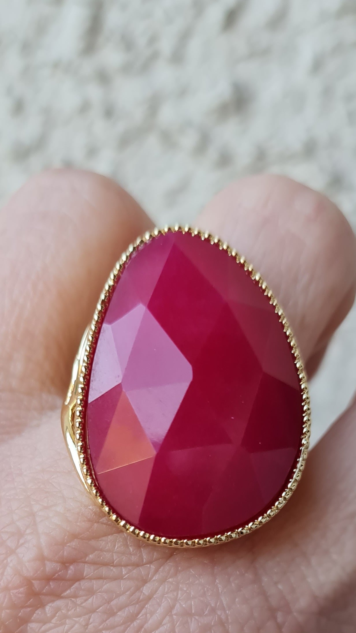 Anillo cuarzo ajustable